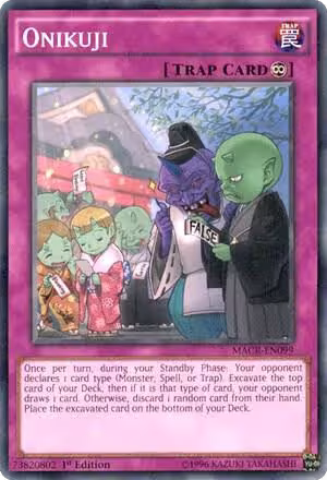 Onikuji (MACR-EN099), Maximum Crisis — Yu-Gi-Oh! card price