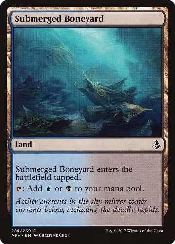 Submerged Boneyard (284), Amonkhet — Magic card price