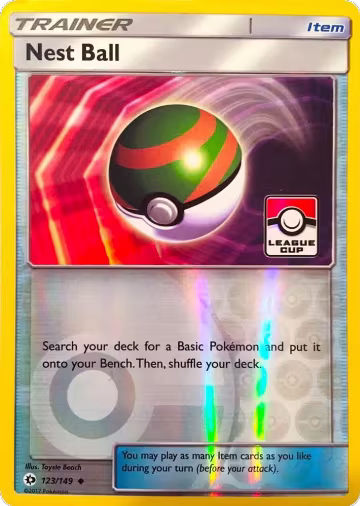 Nest Ball - 123/149 (League Cup) (123/149), League & Championship Cards — Pokémon card price