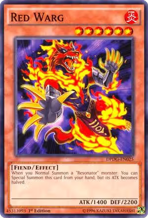 Red Warg (DPDG-EN025), Duelist Pack: Dimensional Guardians — Yu-Gi-Oh! card price