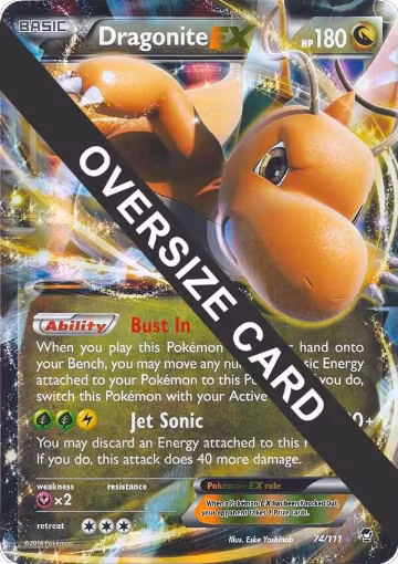 Dragonite EX - 74/111 (074/111), Jumbo Cards — Pokémon card price