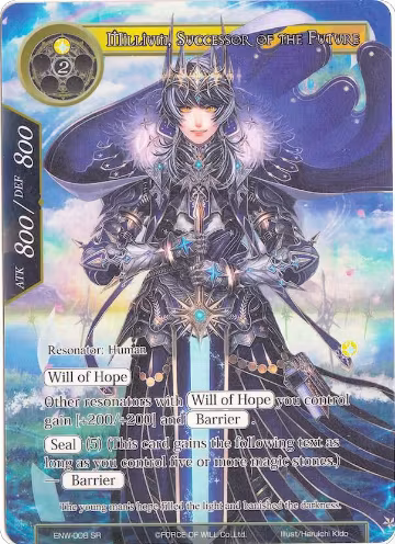 Millium, Successor of the Future (Full Art) (ENW-008), Echoes of the New World — Force of Will card price