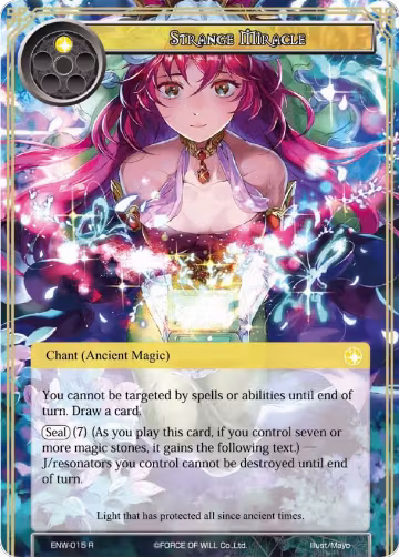 Strange Miracle (ENW-015), Echoes of the New World — Force of Will card price