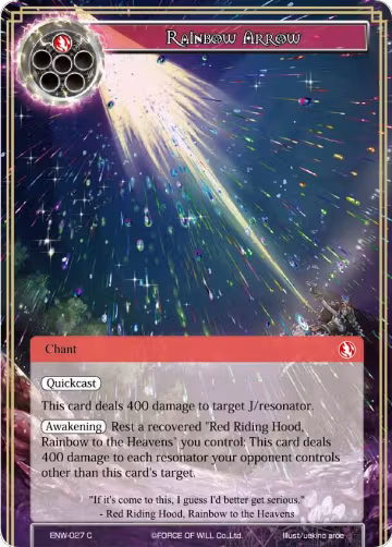Rainbow Arrow (ENW-027), Echoes of the New World — Force of Will card price