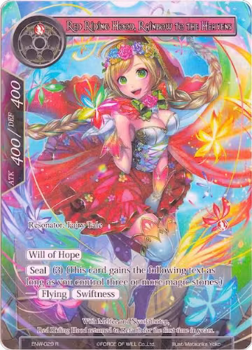 Red Riding Hood, Rainbow to the Heavens (Full Art) (ENW-029), Echoes of the New World — Force of Will card price