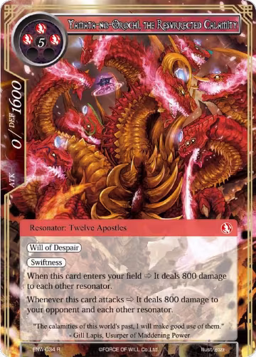 Yamata-no-Orochi, the Resurrected Calamity (ENW-034), Echoes of the New World — Force of Will card price