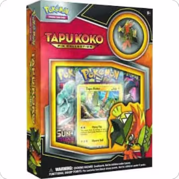Tapu Koko Pin Collection, SM - Guardians Rising — Pokémon sealed product price