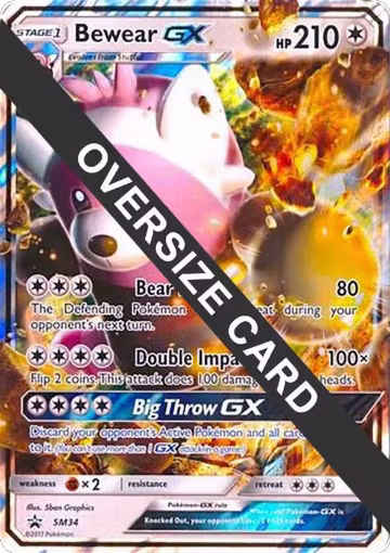 Bewear GX - SM34 (Black Star Promos) (SM34), Jumbo Cards — Pokémon card price
