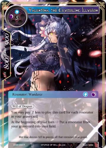 Valentina, The Crumbling Illusion (ENW-094), Echoes of the New World — Force of Will card price