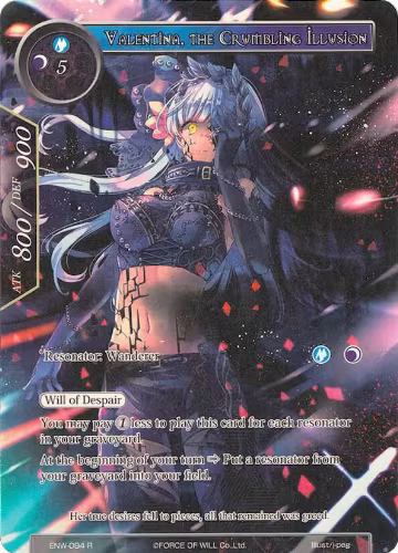 Valentina, The Crumbling Illusion (Full Art) (ENW-094), Echoes of the New World — Force of Will card price