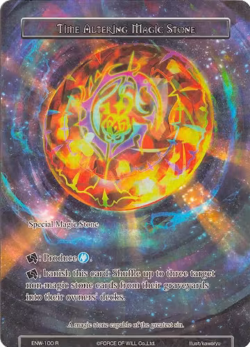 Time Altering Magic Stone (Full Art) (ENW-100), Echoes of the New World — Force of Will card price