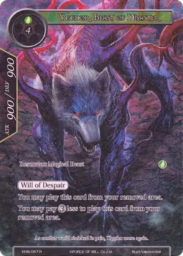 Yggdor, Beast of Disaster (Full Art) (ENW-067), Echoes of the New World — Force of Will card price