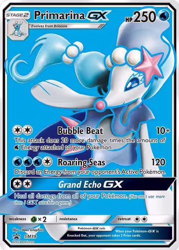 Primarina GX - SM39 (SM39), SM Promos — Pokémon card price