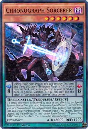 Chronograph Sorcerer (PEVO-EN002), Pendulum Evolution — Yu-Gi-Oh! card price