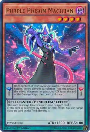 Purple Poison Magician (PEVO-EN006) — card price