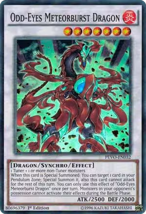 Odd-Eyes Meteorburst Dragon (PEVO-EN032), Pendulum Evolution — Yu-Gi-Oh! card price