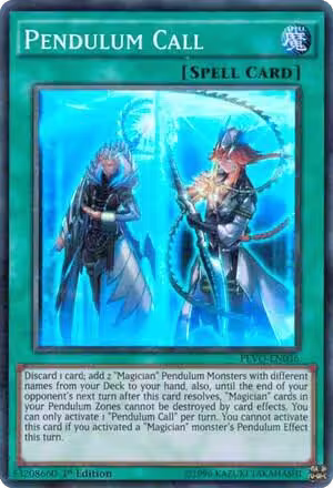 Pendulum Call (PEVO-EN036), Pendulum Evolution — Yu-Gi-Oh! card price