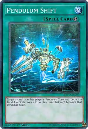 Pendulum Shift (PEVO-EN037), Pendulum Evolution — Yu-Gi-Oh! card price