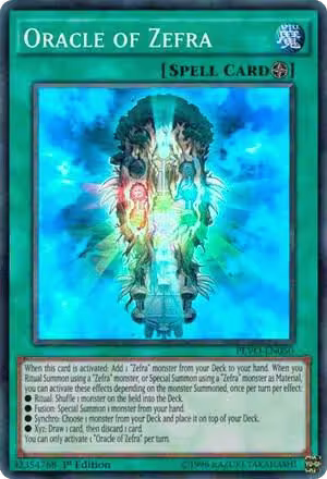 Oracle of Zefra (PEVO-EN050), Pendulum Evolution — Yu-Gi-Oh! card price