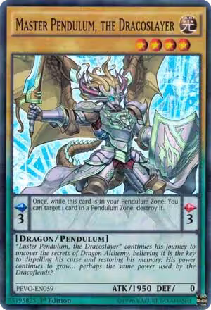 Master Pendulum, the Dracoslayer (PEVO-EN059), Pendulum Evolution — Yu-Gi-Oh! card price