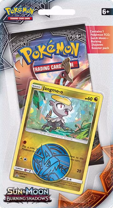 Burning Shadows Single Pack Blister [Jangmo-o], SM - Burning Shadows — Pokémon sealed product price