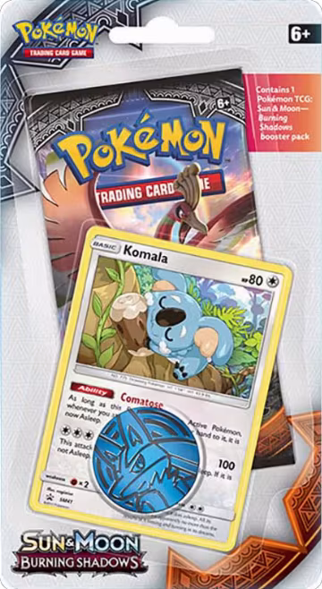 Burning Shadows Single Pack Blister [Komala], SM - Burning Shadows — Pokémon sealed product price