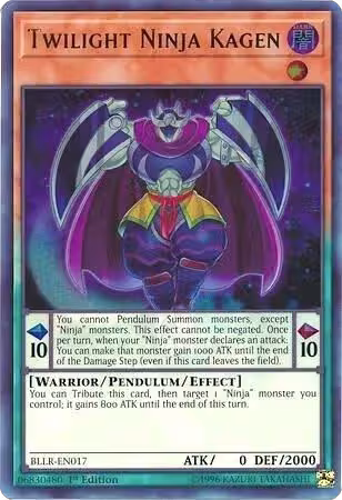 Twilight Ninja Kagen (BLLR-EN017), Battles of Legend: Light's Revenge — Yu-Gi-Oh! card price