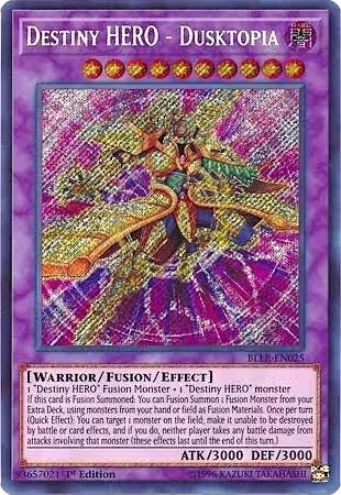 Destiny HERO - Dusktopia (BLLR-EN025), Battles of Legend: Light's Revenge — Yu-Gi-Oh! card price