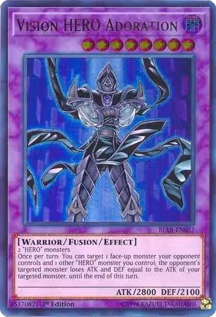 Vision HERO Adoration (BLLR-EN057), Battles of Legend: Light's Revenge — Yu-Gi-Oh! card price