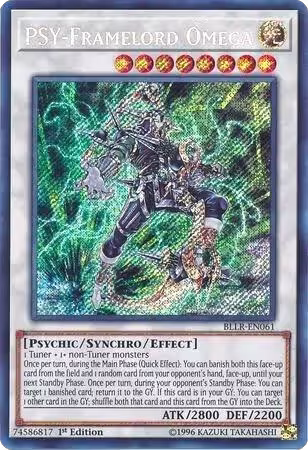 PSY-Framelord Omega (BLLR-EN061), Battles of Legend: Light's Revenge — Yu-Gi-Oh! card price