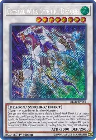 Crystal Wing Synchro Dragon (BLLR-EN062), Battles of Legend: Light's Revenge — Yu-Gi-Oh! card price