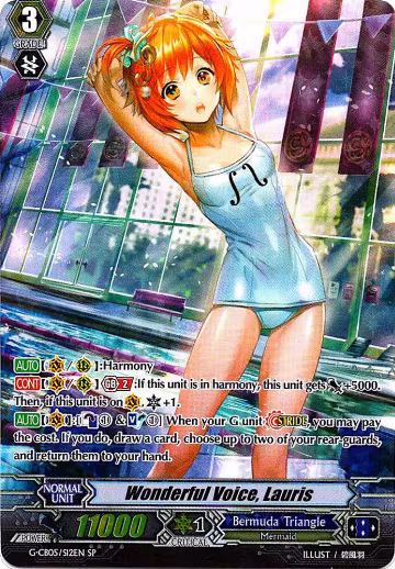 Wonderful Voice, Lauris (SP) (G-CB05/S12EN), G-CB05: Prismatic Divas — Vanguard card price