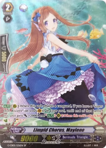 Limpid Chorus, Maylene (SP) (G-CB05/S36EN), G-CB05: Prismatic Divas — Vanguard card price