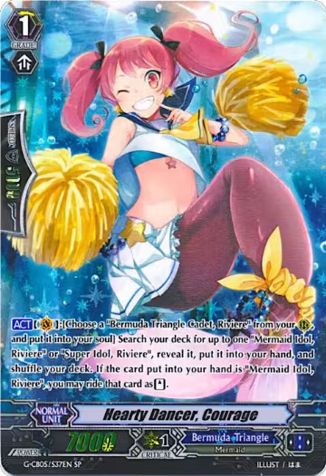 Hearty Dancer, Courage (SP) (G-CB05/S37EN), G-CB05: Prismatic Divas — Vanguard card price