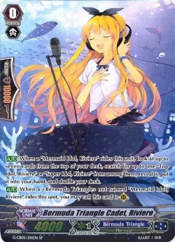 Bermuda Triangle Cadet, Riviere (SP) (G-CB05/S41EN), G-CB05: Prismatic Divas — Vanguard card price