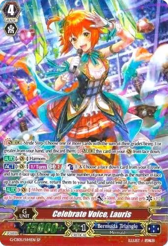 Celebrate Voice, Lauris (SP) (G-CB05/S44EN), G-CB05: Prismatic Divas — Vanguard card price