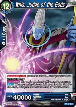 Whis, Judge of the Gods (BT1-043), Galactic Battle — DB Super card price