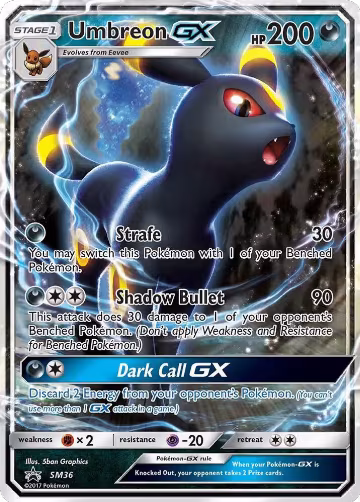 Umbreon GX - SM36 (SM36), SM Promos — Pokémon card price
