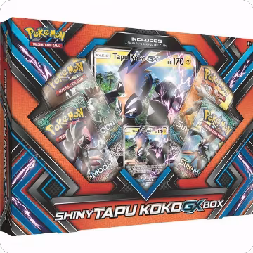Shiny Tapu Koko GX Box, SM - Guardians Rising — Pokémon sealed product price