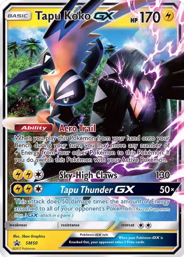 Tapu Koko GX - SM50 (SM50), SM Promos — Pokémon card price
