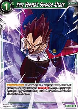 King Vegeta's Surprise Attack (BT1-079), Galactic Battle — DB Super card price