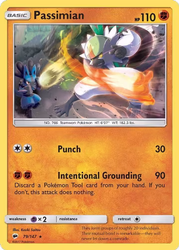 Passimian (79/147), SM - Burning Shadows — Pokémon card price