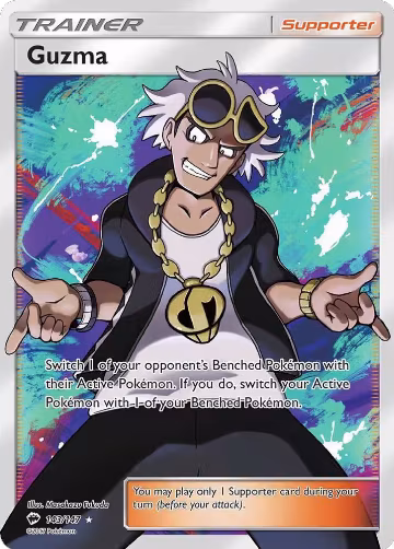 Guzma (Full Art) (143/147), SM - Burning Shadows — Pokémon card price