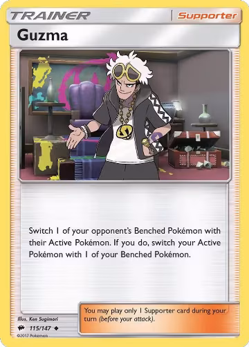 Guzma (115/147), SM - Burning Shadows — Pokémon card price