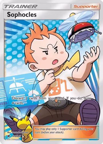 Sophocles (Full Art) (146/147), SM - Burning Shadows — Pokémon card price