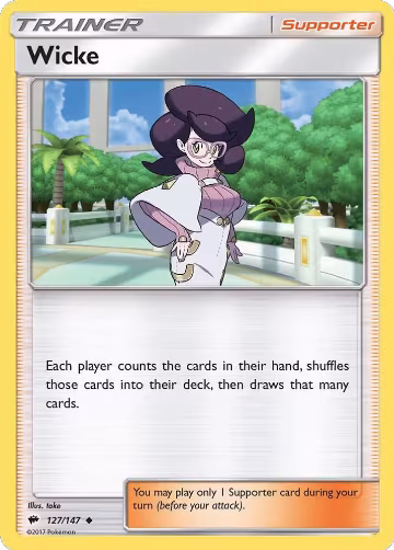 Wicke (127/147), SM - Burning Shadows — Pokémon card price