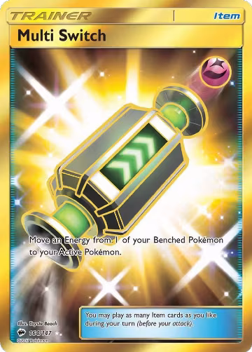 Multi Switch (Secret) (164/147), SM - Burning Shadows — Pokémon card price