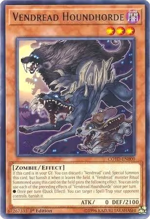 Vendread Houndhorde (COTD-EN000), Code of the Duelist — Yu-Gi-Oh! card price