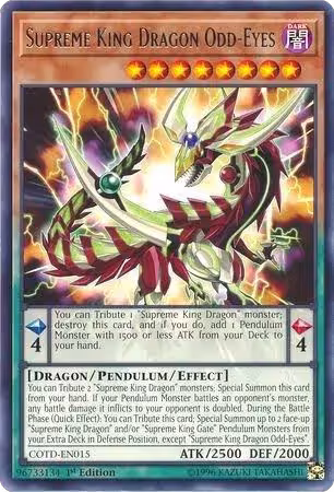Supreme King Dragon Odd-Eyes (COTD-EN015), Code of the Duelist — Yu-Gi-Oh! card price