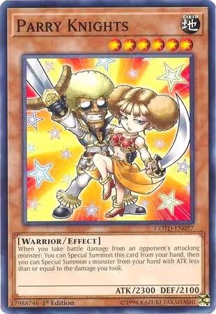 Parry Knights (COTD-EN037), Code of the Duelist — Yu-Gi-Oh! card price